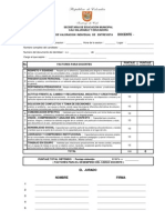 Formato Valoracion Individual de Entrevista Docente