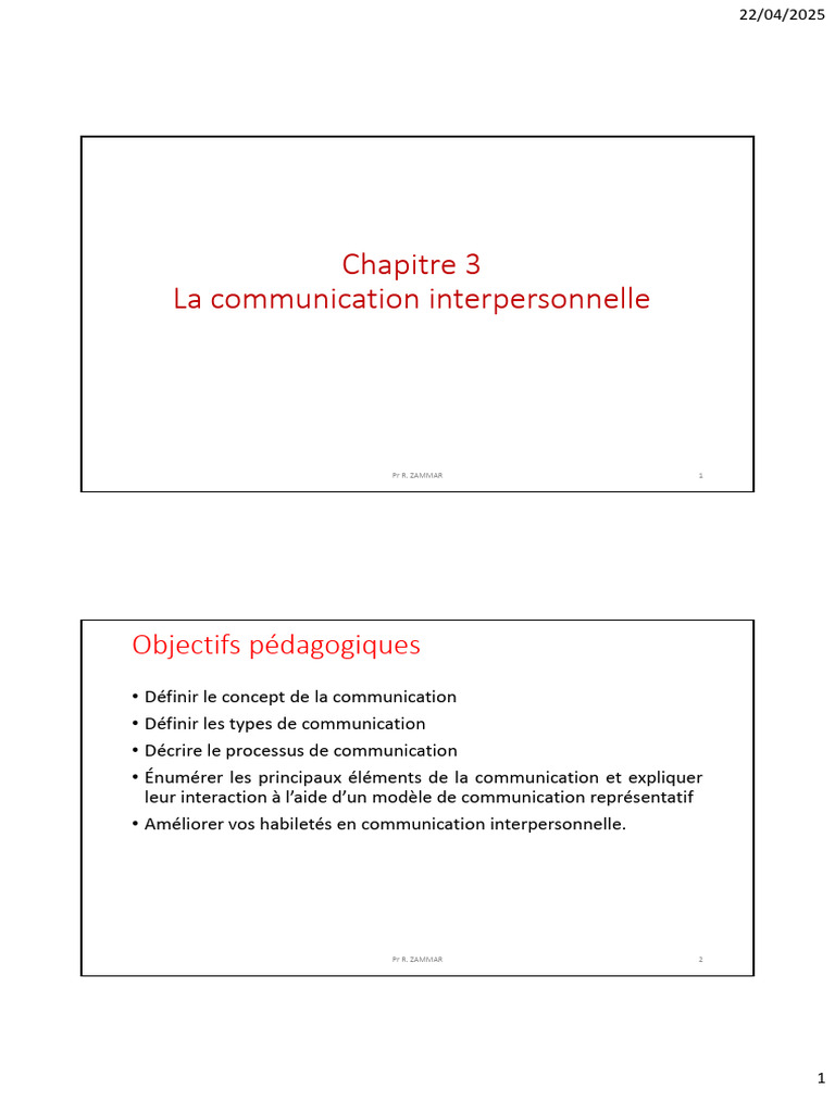 Types de communication interpersonnelle | PDF | la communication ...