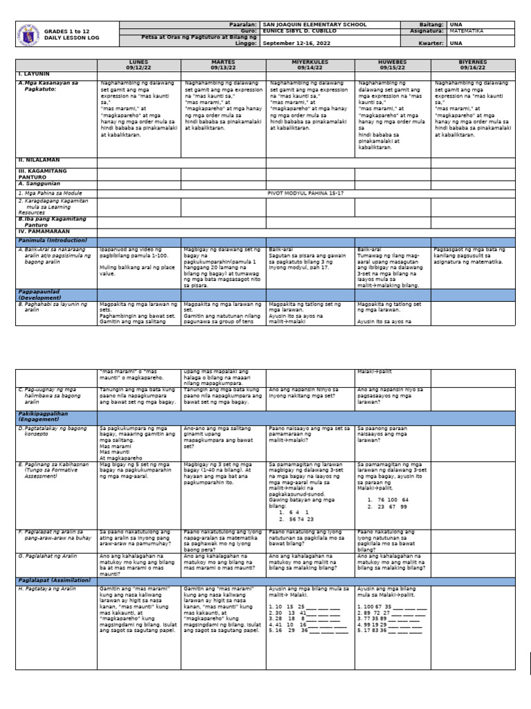 Math Week 4 | PDF