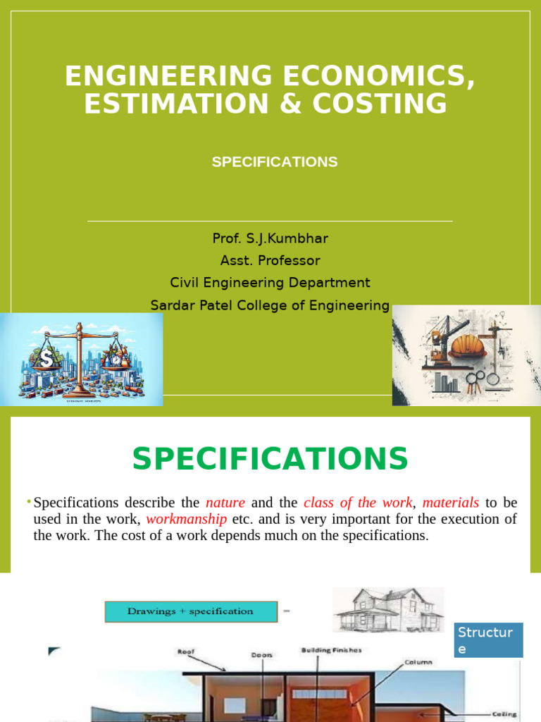 Construction Specifications Overview | PDF | Specification (Technical ...