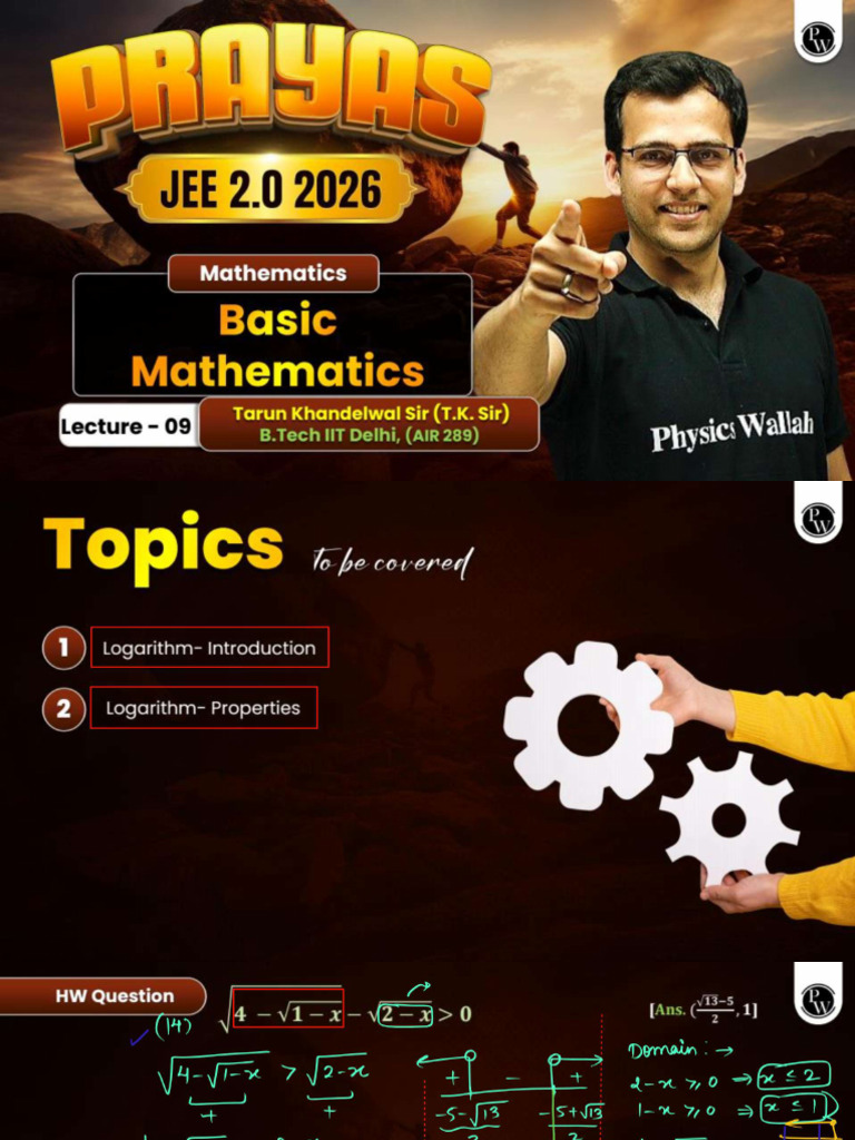 6853e39b2166384327991ad9 - ## - Basic Mathematics 09 Class Notes | PDF