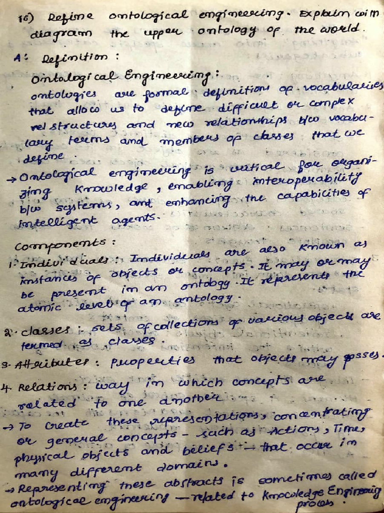 Ai Unit 3 Qns Bank Key Pdf