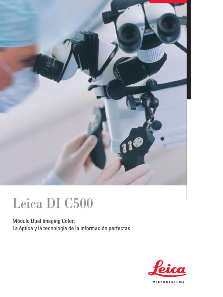 Módulo Dual Imaging Color Leica DI C500 | PDF | Óptica | Vídeo