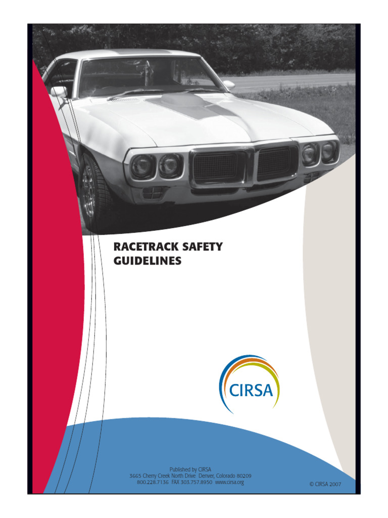 Racetrack Safety Guidelines Overview | PDF | Indemnity