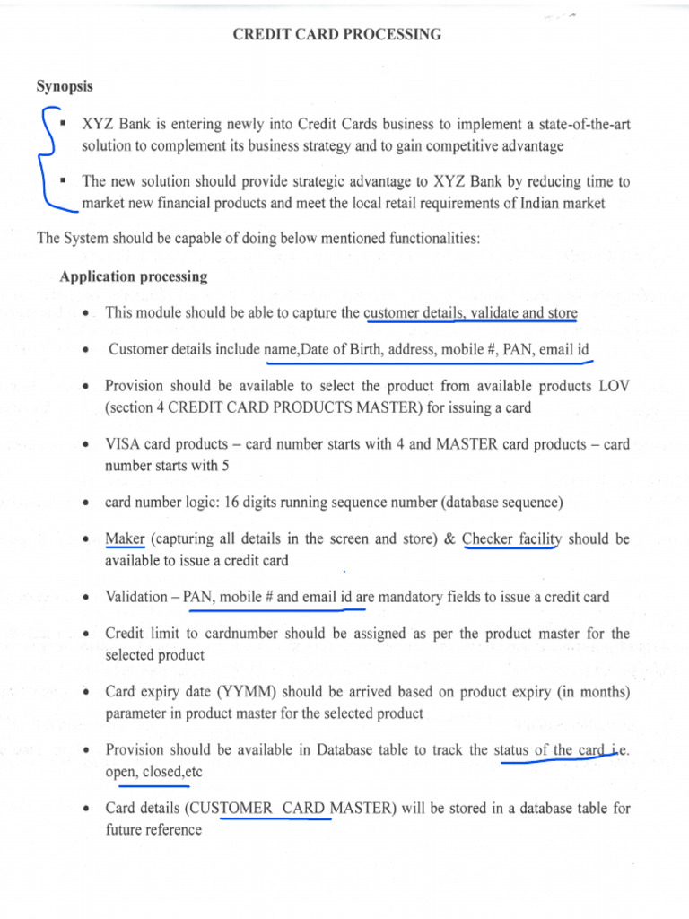 Creditcard System | PDF