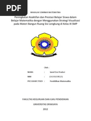 Makalah Seminar Matematika