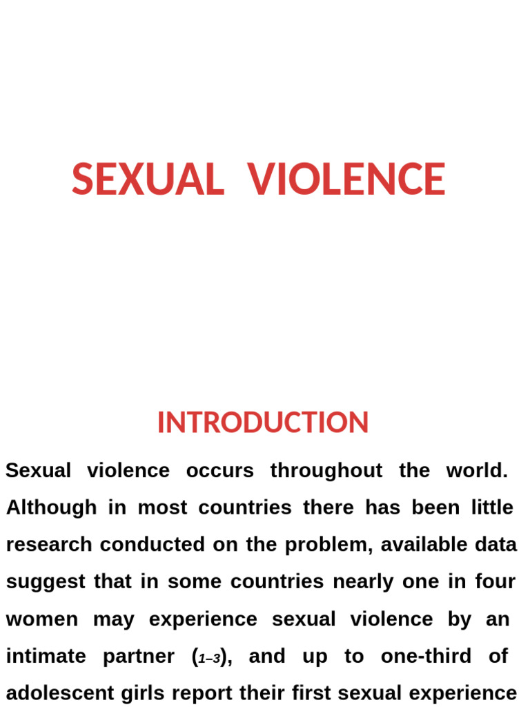 Understanding Sexual Violence: Types and Impact | PDF | Rape | Violence