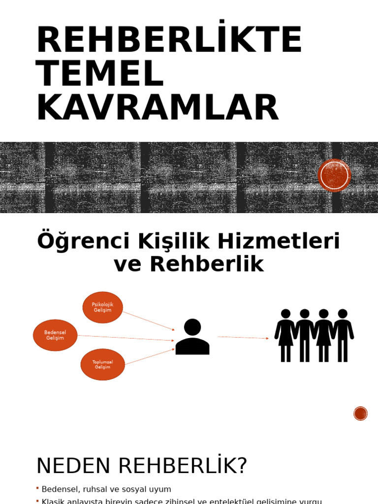 Unite 1 Rehberlikte Temel Kavramlar | PDF