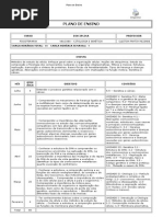 Plano de Ensino Citologia e Genetica