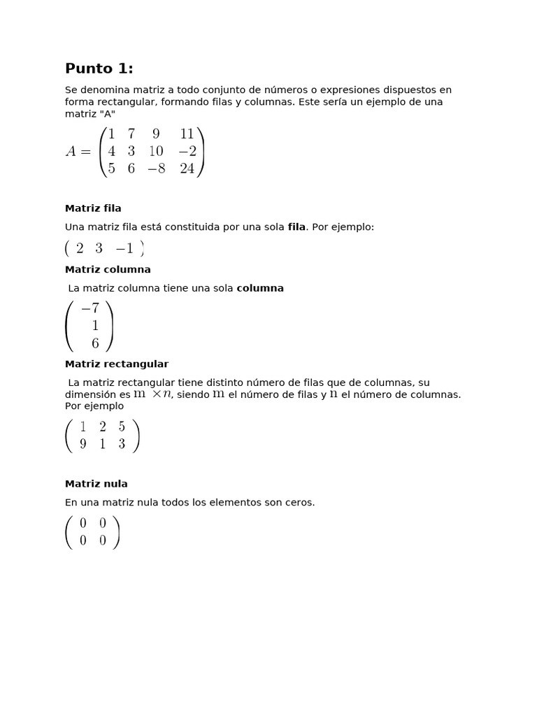 Matrices | PDF
