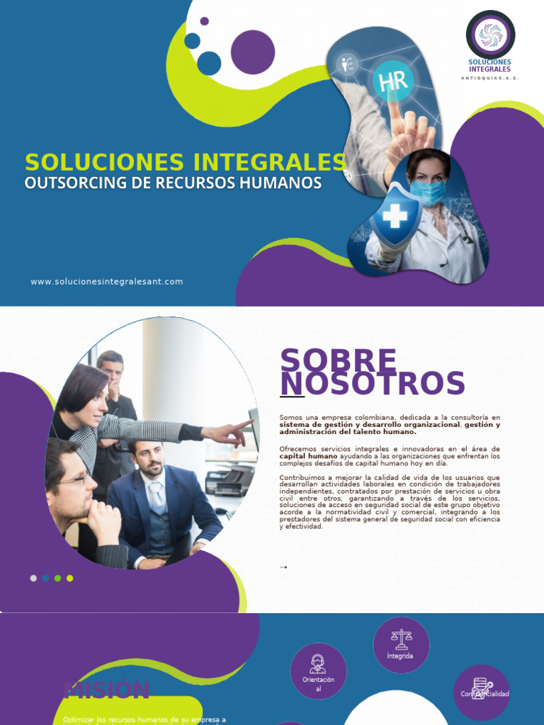 Soluciones Integrales de Capital Humano | PDF | Gestión de recursos ...