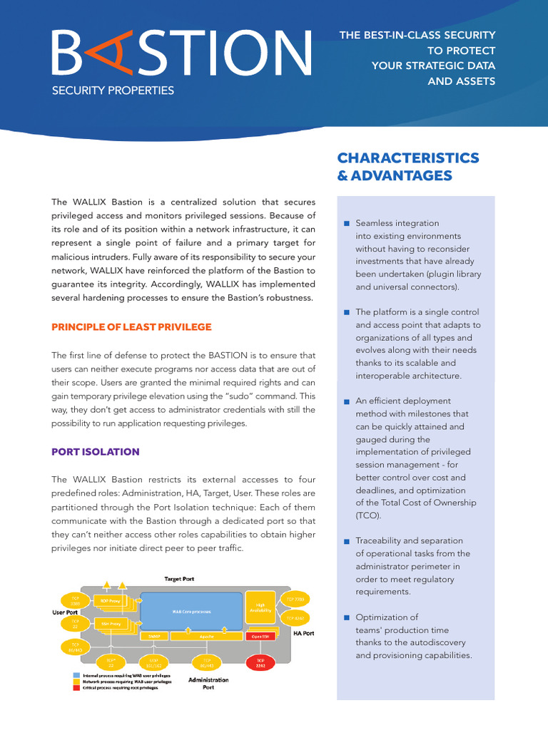 Wallix Datasheet Bastion Hardening | PDF | Transport Layer Security ...