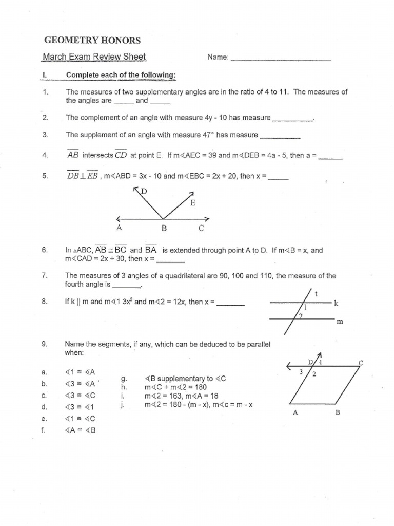 Hon Geo Huge Exam Rev Packet 2024 | PDF