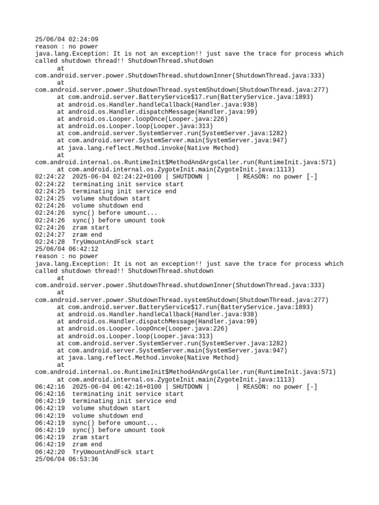 Android Shutdown Logs Analysis | PDF | Embedded Linux Distributions ...
