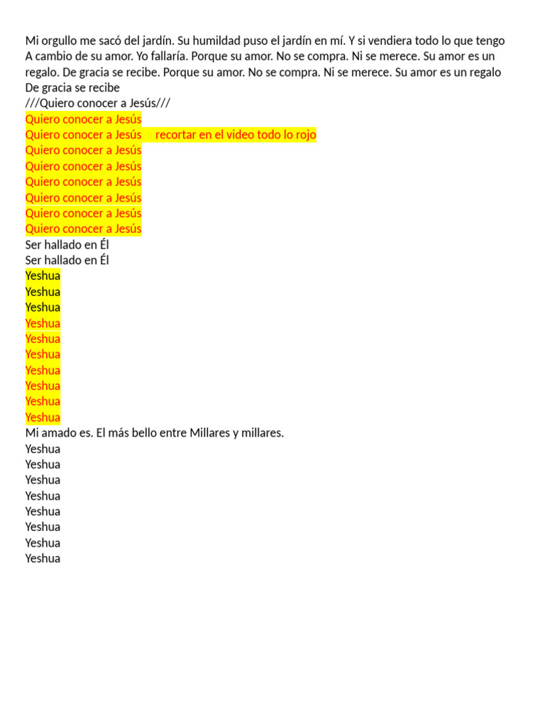 Quiero Conocer A Jesus Pdf