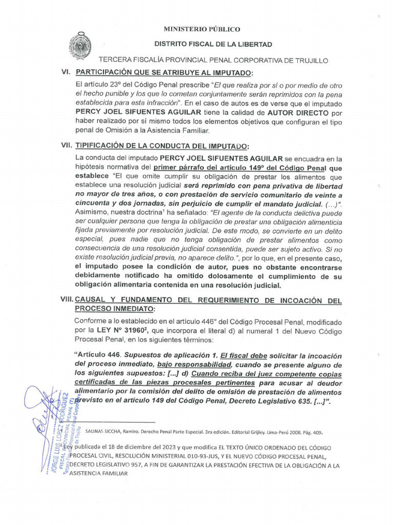 Proceso Inmediato 5 | PDF