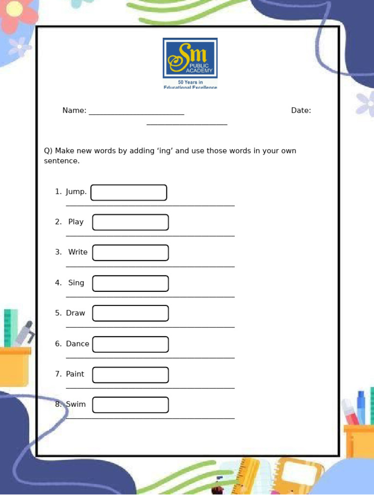 English Worksheet | PDF