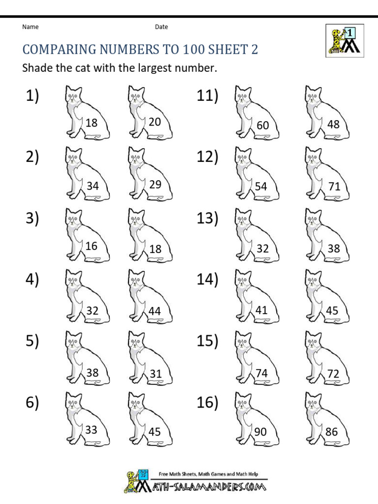 Comparing To 100 2 | PDF