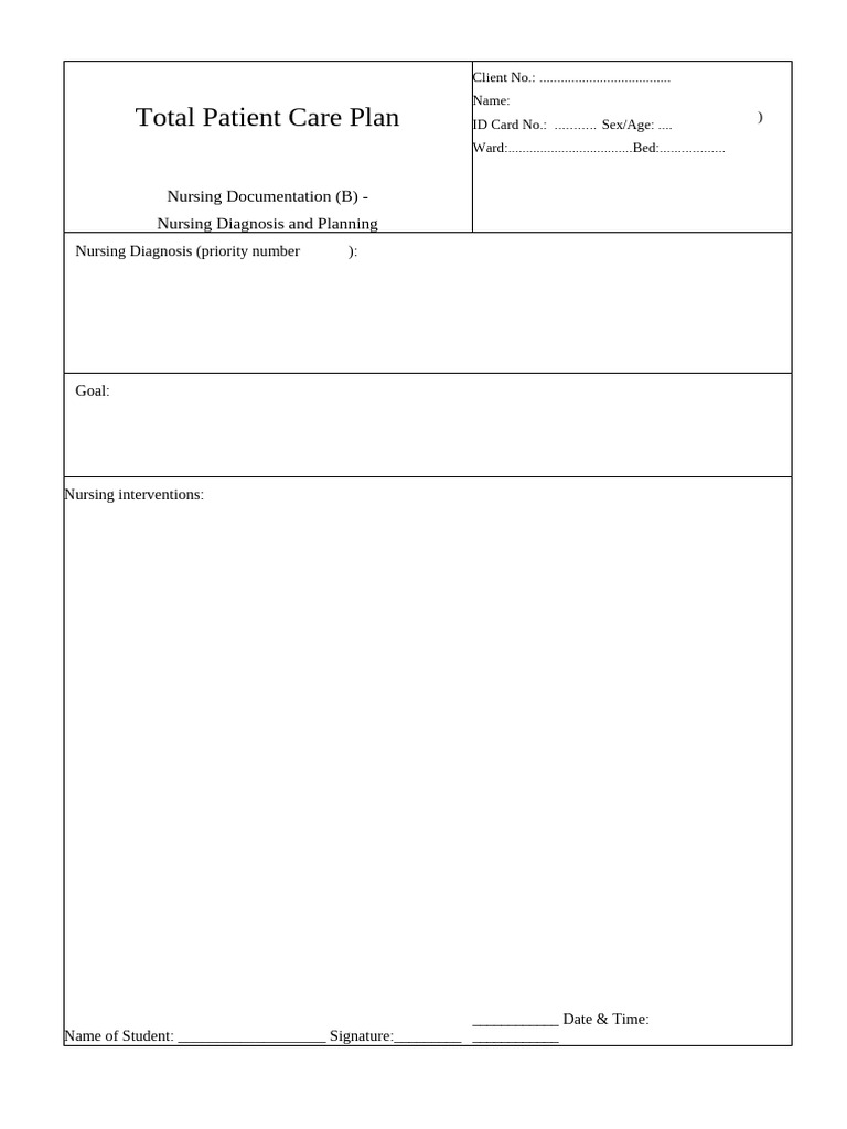 Nursing Documentation (B-D) | PDF | Nursing | Health Care
