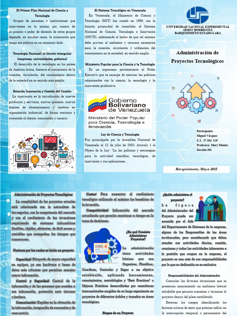 Plan Nacional de Ciencia y Tecnología | PDF | Business | Venezuela