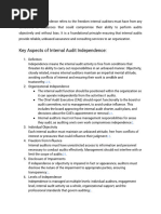 M 2 Independence and Objectivity | PDF | Internal Audit | Audit