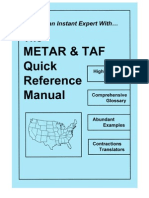 The METAR & TAF Quick Reference Manual