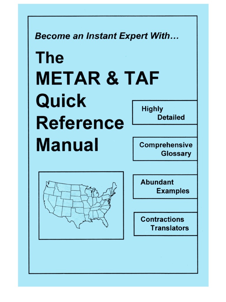 The METAR & TAF Quick Reference Manual | Cloud | Precipitation