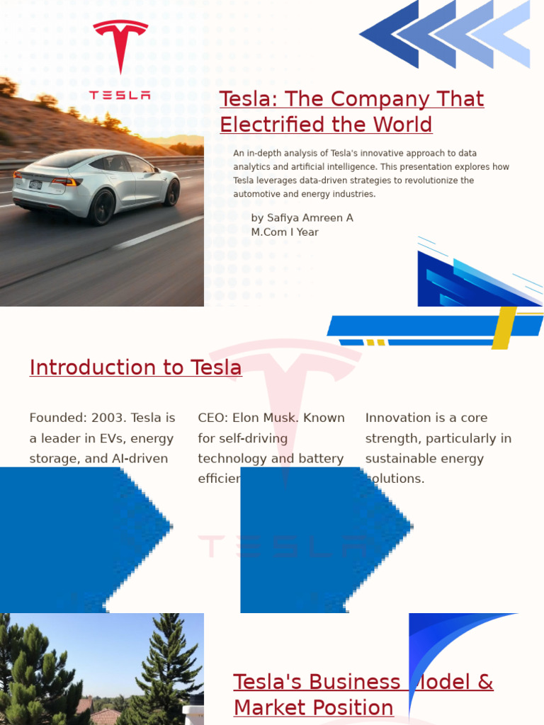 Tesla's Data-Driven Innovations in AI | PDF | Artificial Intelligence ...