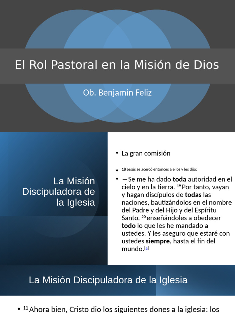 Mision de La Iglesia - Mexico 2025 | PDF | Cristo (título) | Gran comisión