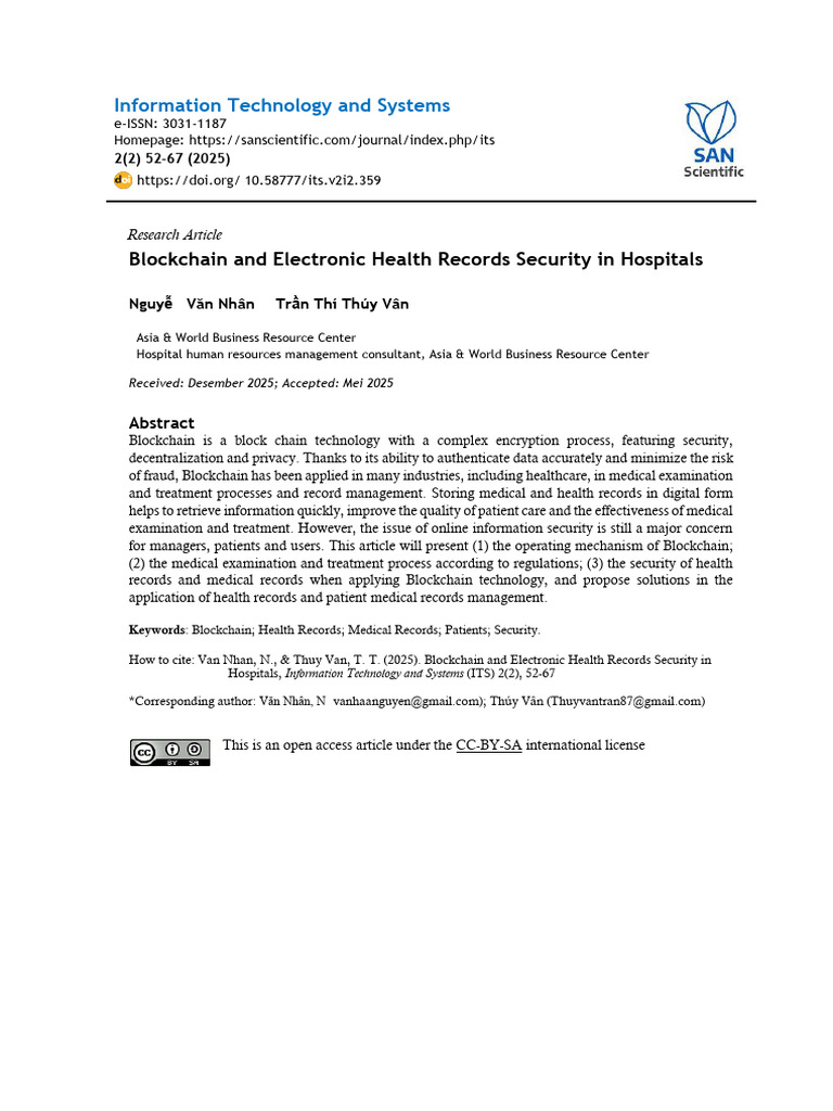 Photo inspiration: Blockchain And Electronic Health Records Security In Hospitals Photo Inspiration