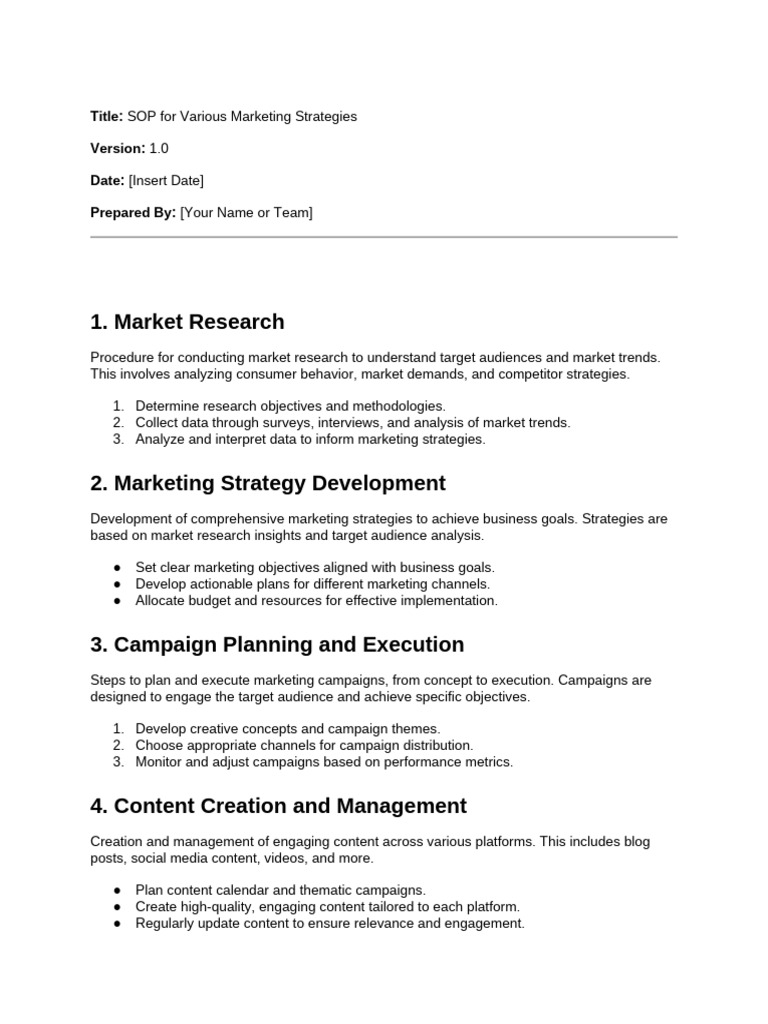 1702444076072-Marketing+Standard+Operating+Procedure+ SOP | PDF ...