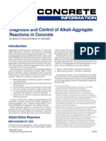 Concrete Concrete Concrete Concrete Concrete: Diagnosis and Control of Alkali-Aggregate Reactions in Concrete