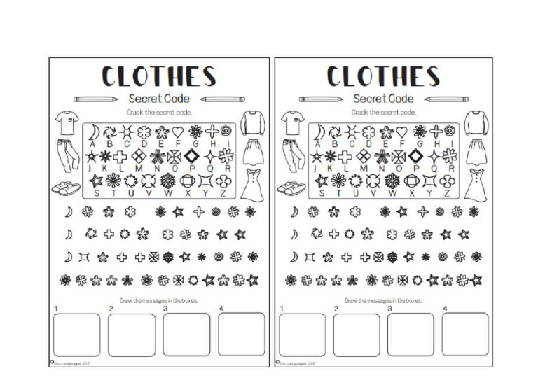 Clothes Secret Code | PDF