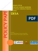 Policy Paper RUU Desa