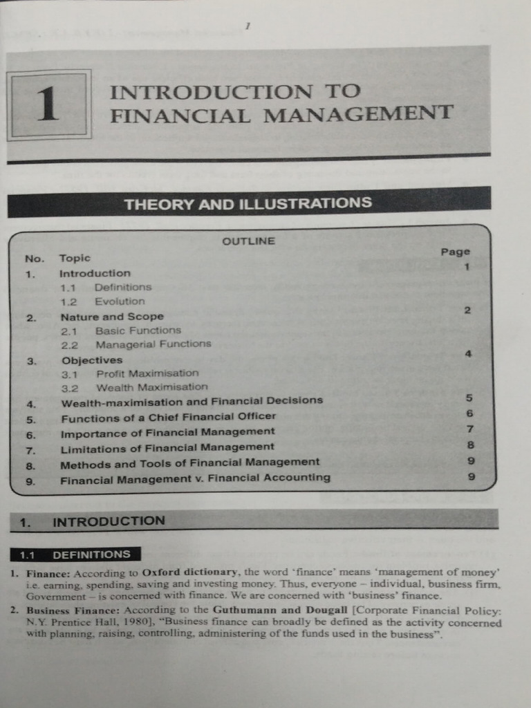 Introduction to Financial Management Concepts | PDF | Dividend | Investing