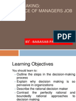 Decision Making PPT Mba