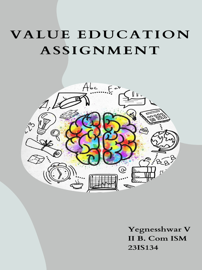 Value Education Assignment | PDF | Social Psychology | Social Policy