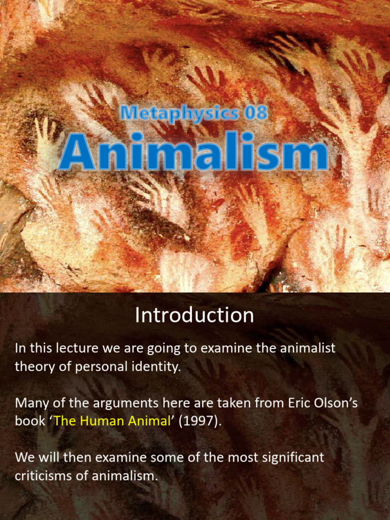 08 Animalism | PDF | Thought | Mind