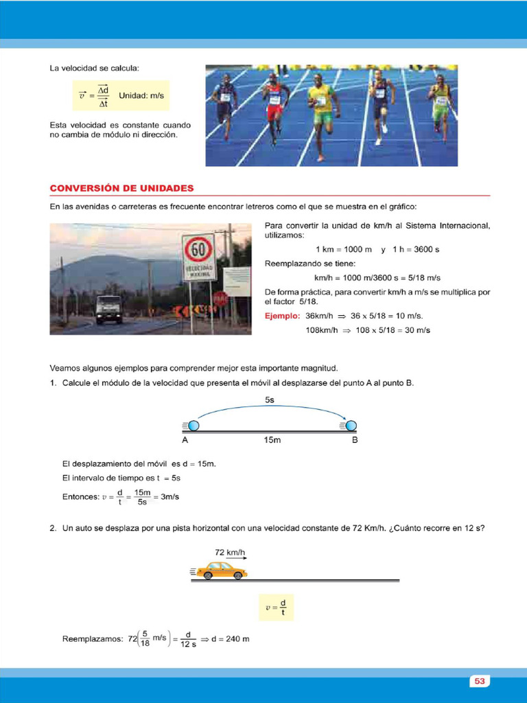 LIBRO SESSION 3 Velocidad Mru y Mruv Solo 9 Hojas - OK | PDF ...