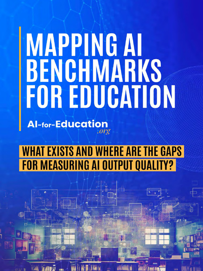 Mapping AI Benchmarks For Education | PDF | Artificial Intelligence ...