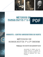 Trabalho Metodo Runge-Kutta 1 e 2 Ordem - Apresentação