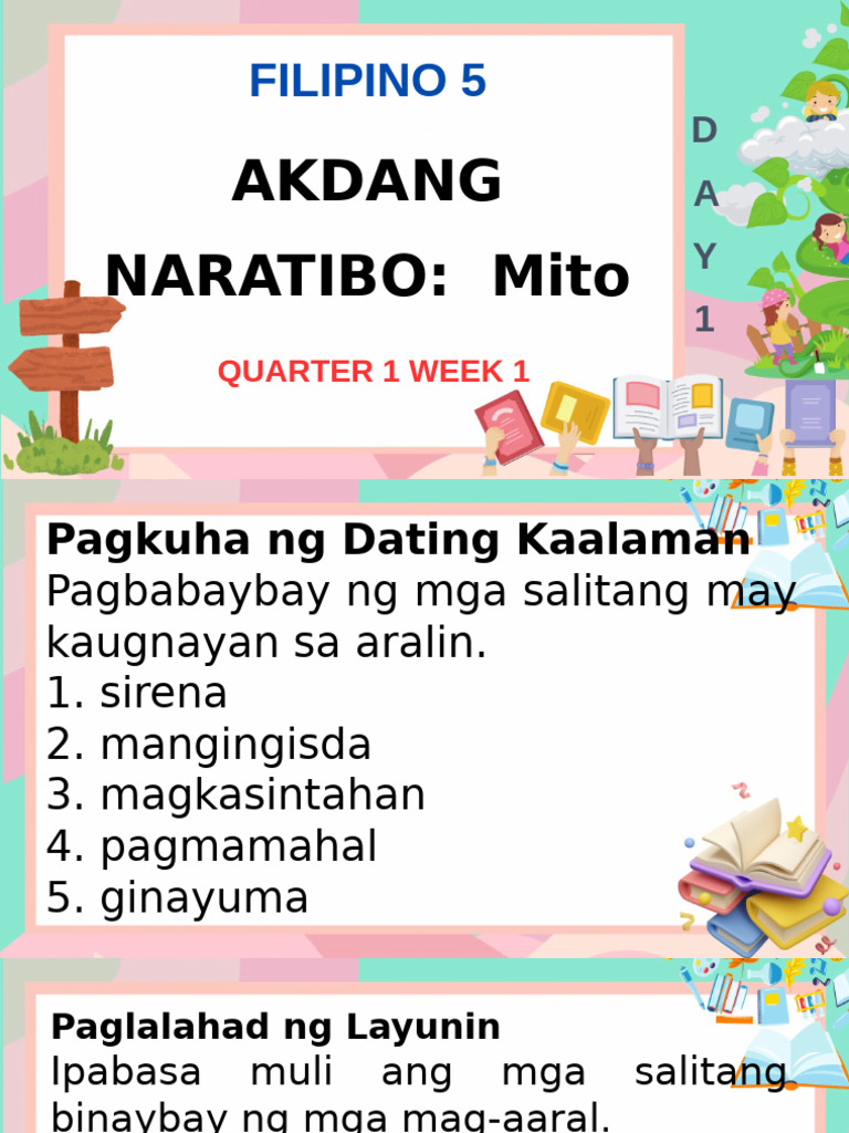 Filipino 5 Q1 W1 | PDF