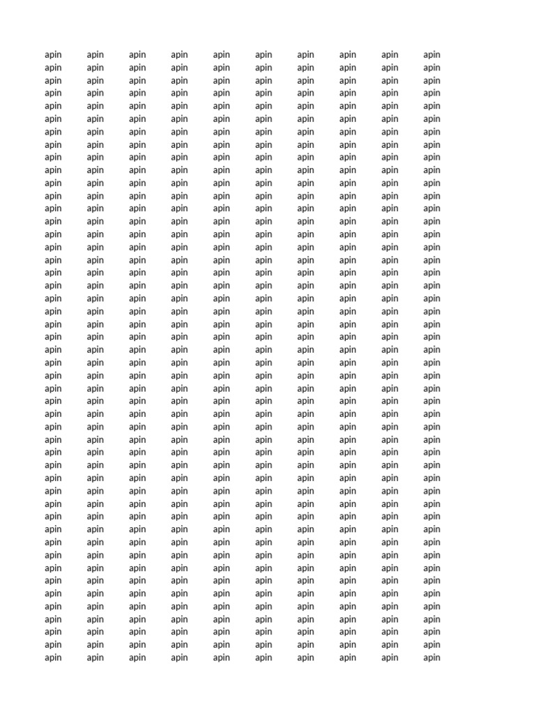 Apin | PDF