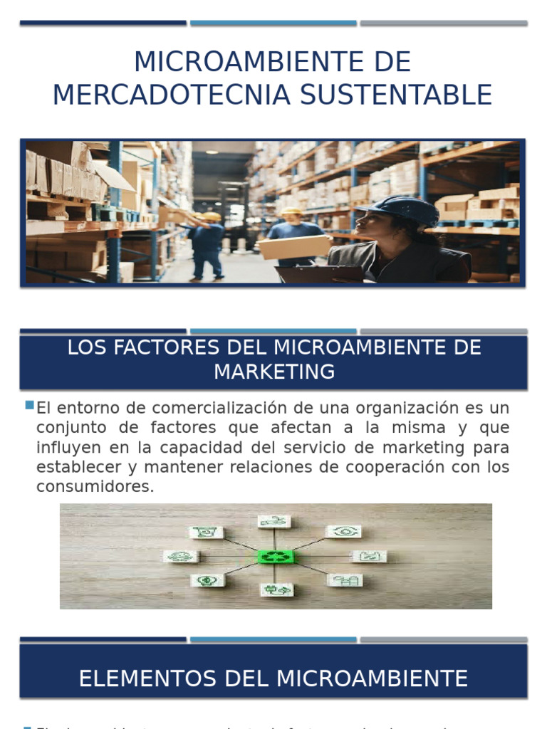 Microambiente de Mercadotecnia Sustentable 6 | PDF | Sustentabilidad ...