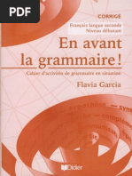 Download En Avant La Grammaire - Debutant - Corrige by Maria Veronica Nuez-Sacasa SN87910296 doc pdf