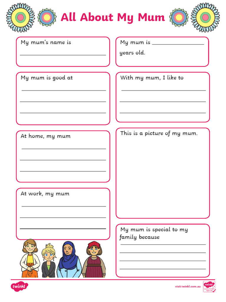 Au T 10001146 All About My Mum Activity Sheet English Ver 1 | PDF