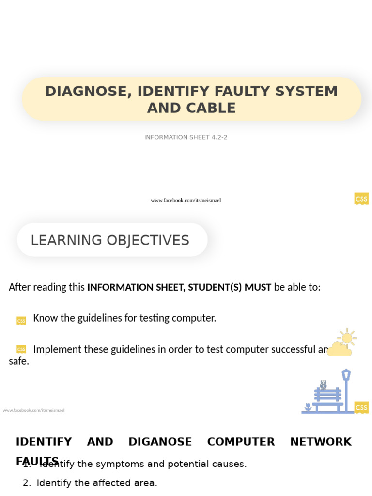 4.3-2 Diagnose and Identifying Faulty System | PDF | Physical Layer ...