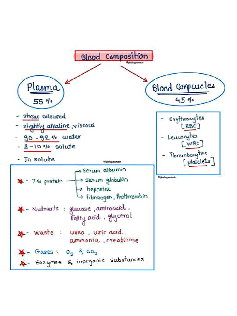 Plasma and Plasma Proteins Short Note | PDF