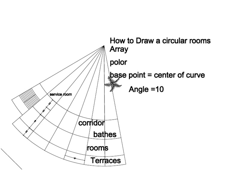 How To Draw Rooms On Cirular Arc | PDF
