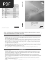 Manual Usuario - Samsung Ps50c450b - Bn68-02575a-00l09-0217 ...